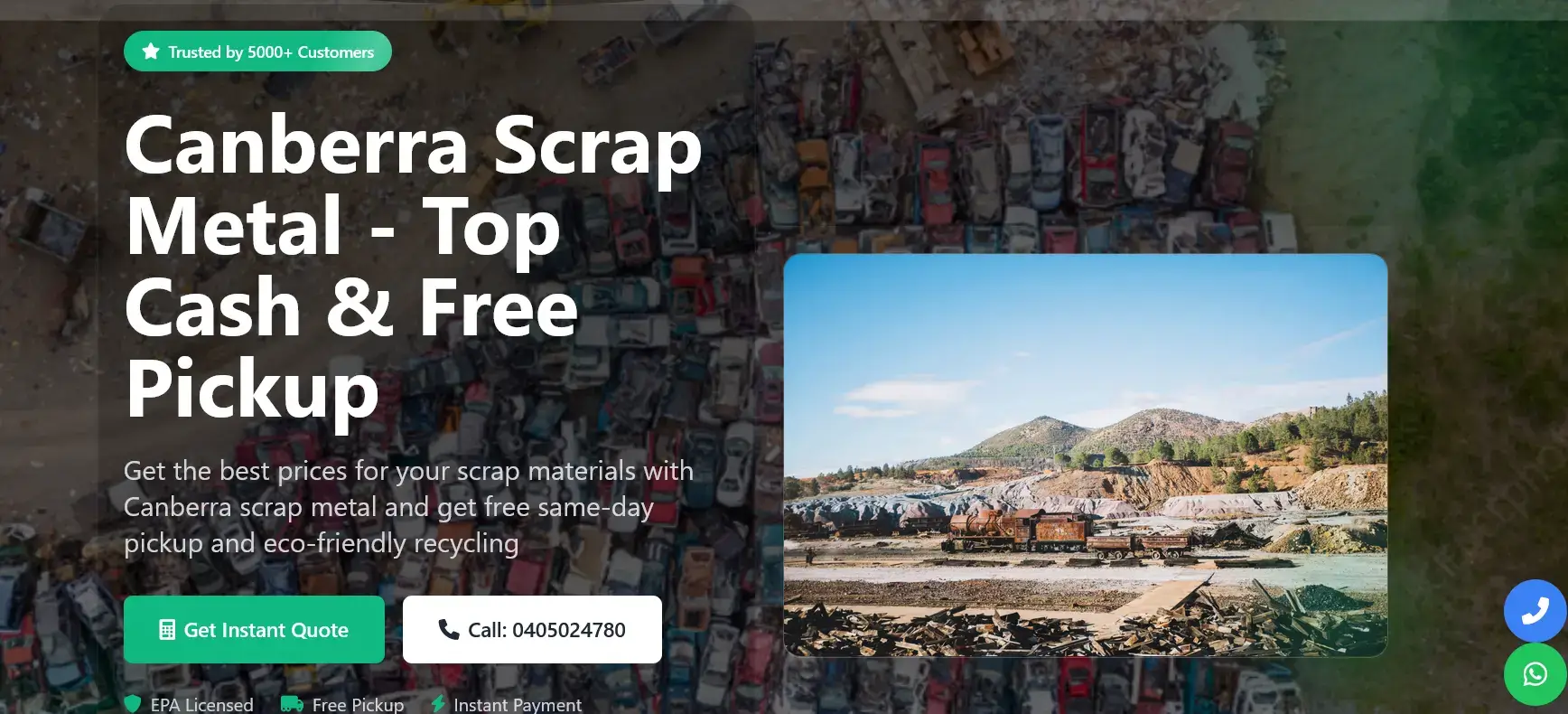 Canberra Scrap - Recycling Business Digital Growth